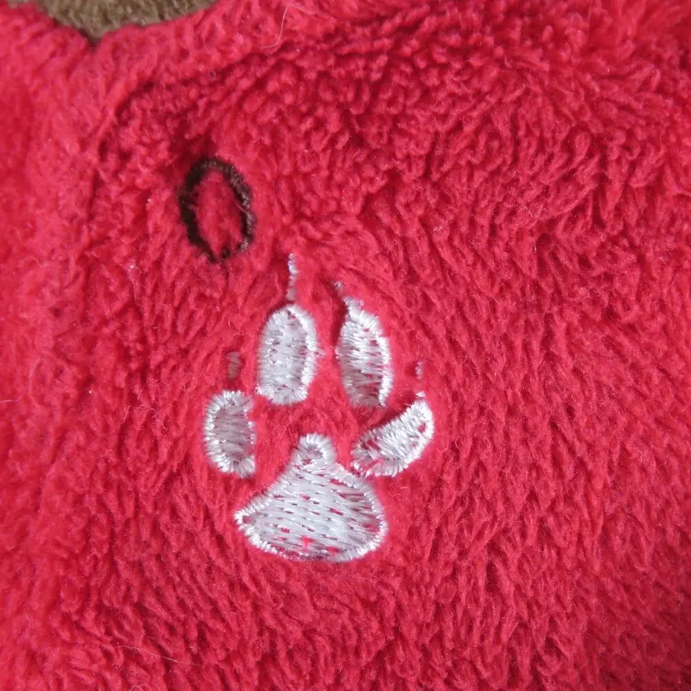 Fiesta Brinley Bear Plush Stuffed Toy in Red Pajamas Collectible 10